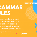 grammar rules plural and singular