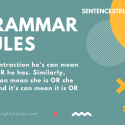 grammar rules contraction